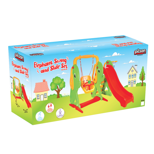 Elephant Swing and Slide Set