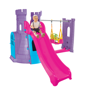 Castle Swing and Slide Set