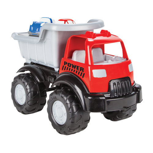 Power Truck with Two Cars