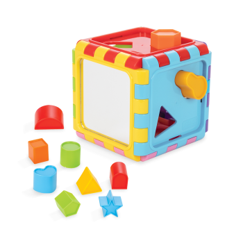 Shape Sorting Cube with Mirror