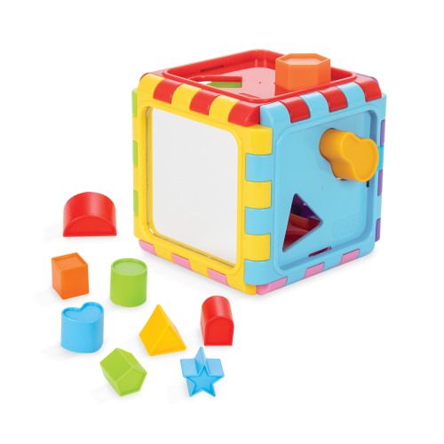 Shape Sorting Cube with Mirror