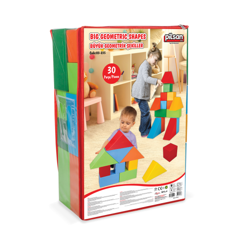 Big Geometric Shapes 30 Pieces