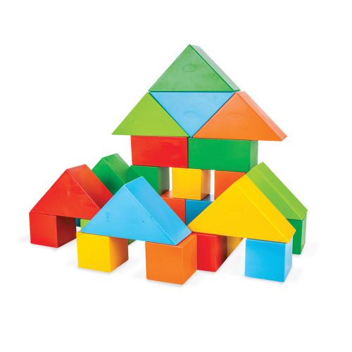 Big Geometric Shapes 60 Pieces