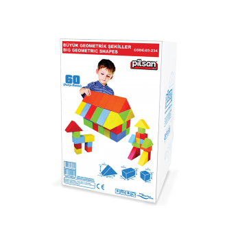 Big Geometric Shapes 60 Pieces