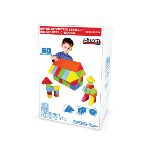 Big Geometric Shapes 60 Pieces