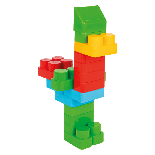 Jumbo Blocks in Basket 36 Pcs