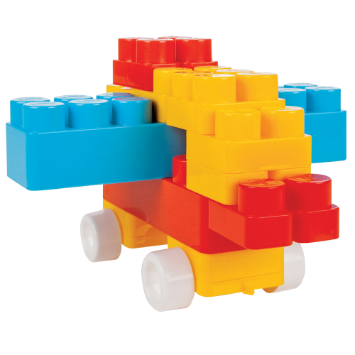Jumbo Blocks in Basket 36 Pcs
