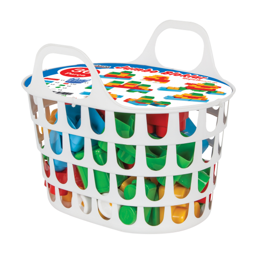 Jumbo Blocks in Basket 36 Pcs