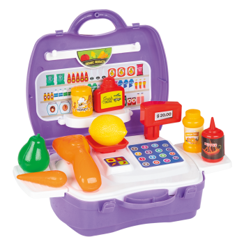 Supermarket Set with Carrying Case (24 pcs)