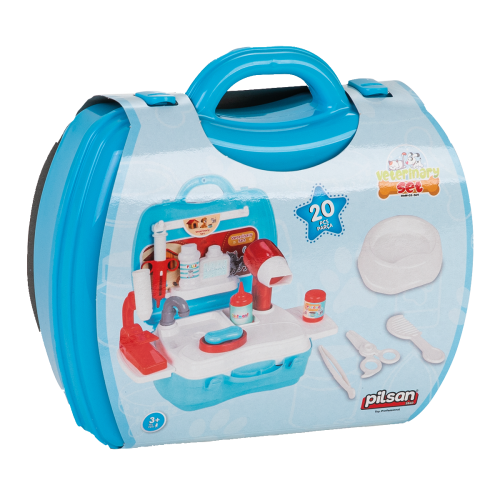 Veterinary Kit with Carrying Case (21 pcs)