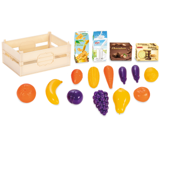 Fruits and Vegetables in Chest