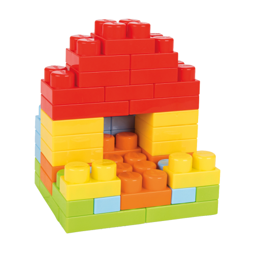 Master Blocks in Trolley 56 Pcs