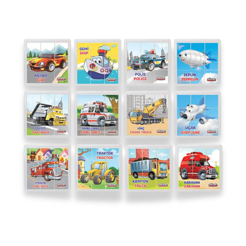 Taşıtlar Puzzle Set