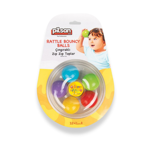 Rattle Bouncy Balls