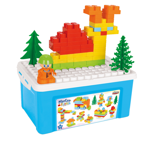 Master Blocks with Accessories 128 Pcs