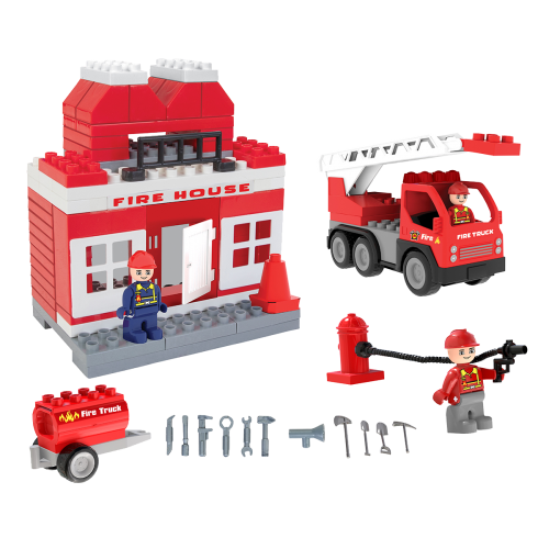 Double Blocks İtfaiye Seti