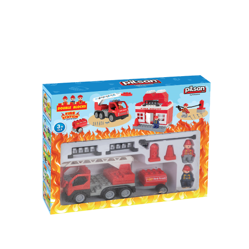 Double Blocks İtfaiye Seti