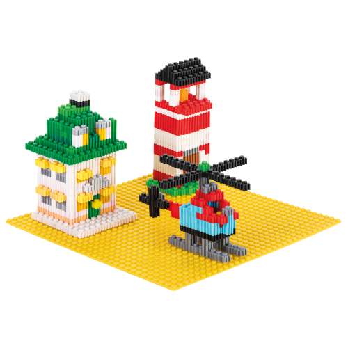 Pixel 3D Bloklar Tablalı (513 Parça)