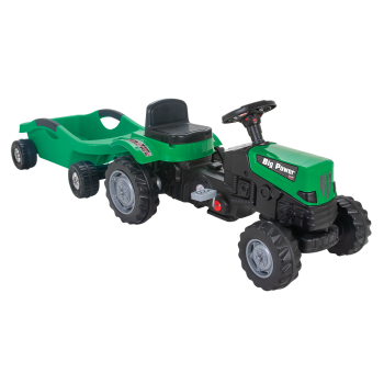 Power Pedallı Big Trolley Traktör