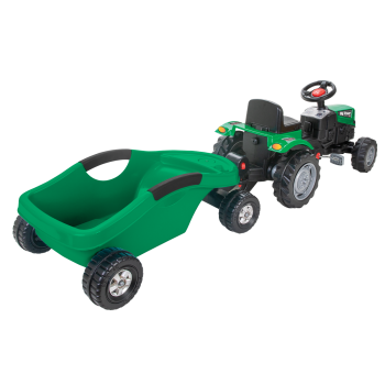 Power Pedallı Big Trolley Traktör